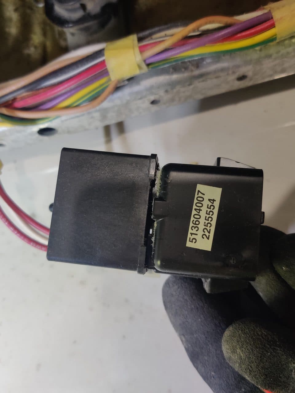 New compressor start relay: Whirlpool refrigerator, model GS2SHAXNB00 (refrigerator repair in Sunrise, FL, September 2026)